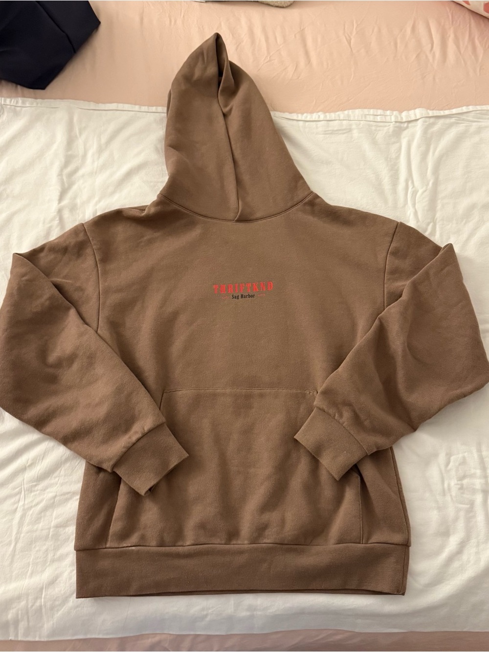 Thriftknd brown hoodie size S